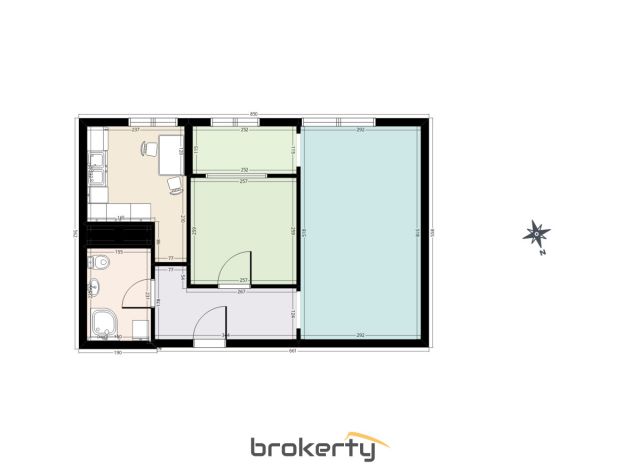 Mieszkanie 2-pokojowe Dzierżoniów, os. Jasne. Zdjęcie 9