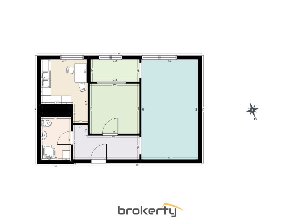 Mieszkanie 2-pokojowe Dzierżoniów, os. Jasne. Zdjęcie 9