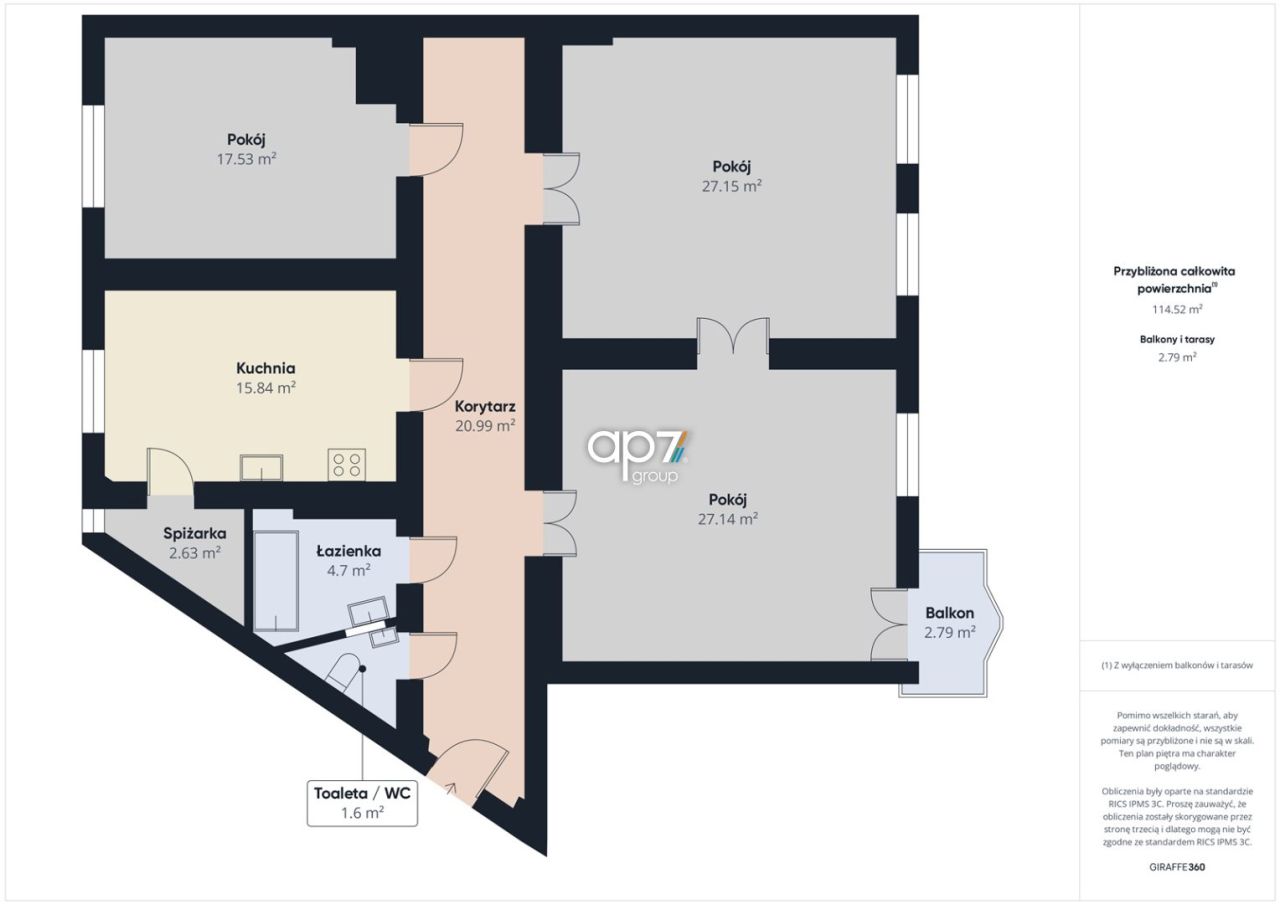 Mieszkanie 3-pokojowe Katowice Śródmieście, ul. Tadeusza Kościuszki. Zdjęcie 16