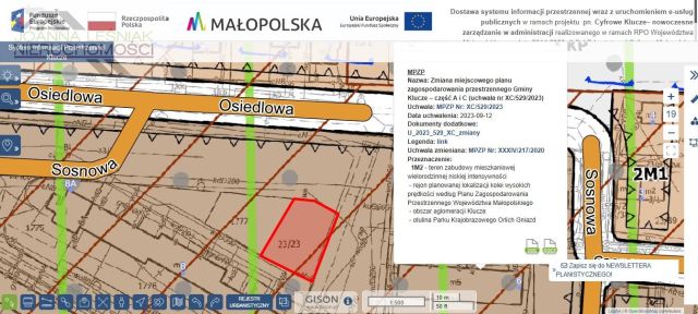 Działka budowlana Klucze, ul. Sosnowa. Zdjęcie 7