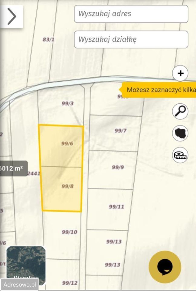 Działka rolno-budowlana Rajgród, ul. Podliszewo. Zdjęcie 2