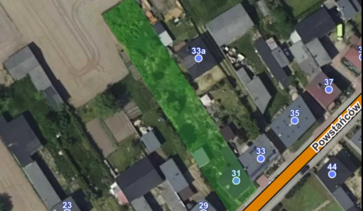 Działka budowlana Woźniki, ul. Powstańców