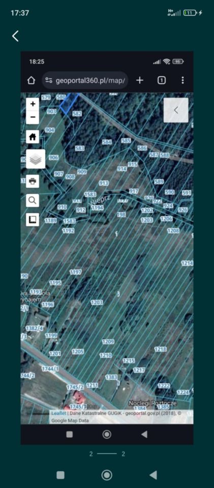 Działka rekreacyjna Bondyrz Mazury. Zdjęcie 2