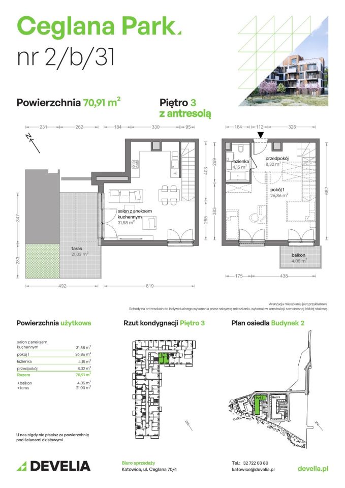 Mieszkanie 3-pokojowe Katowice Brynów, ul. Ceglana. Zdjęcie 7