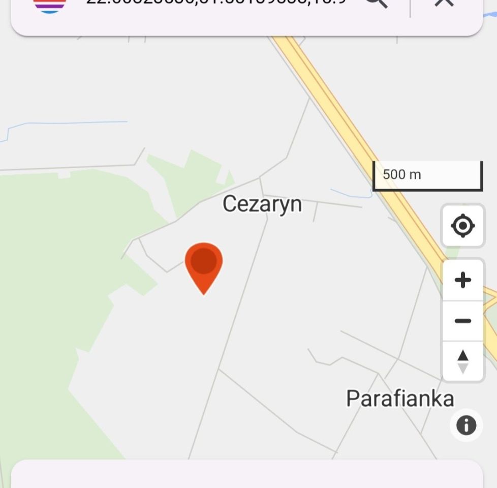 Działka rolna Cezaryn