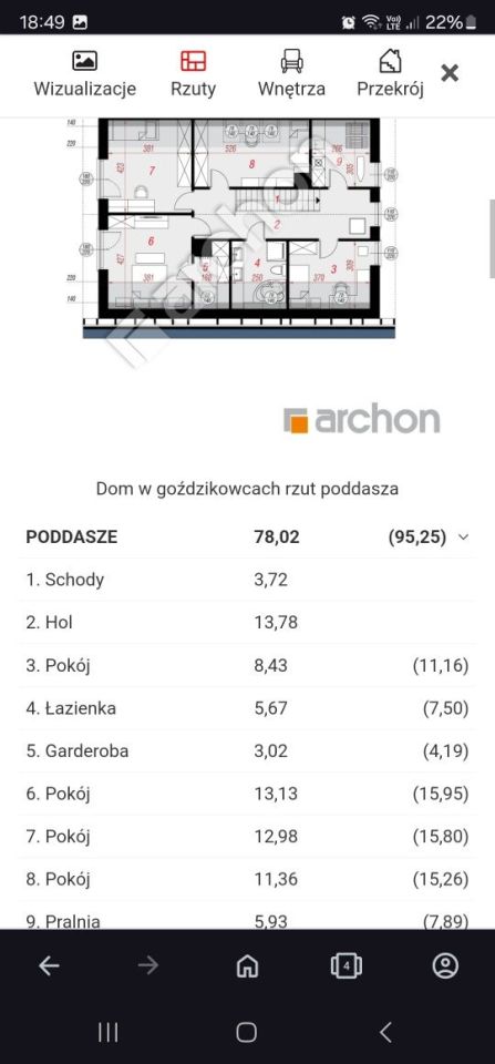 dom wolnostojący Ocieka. Zdjęcie 7