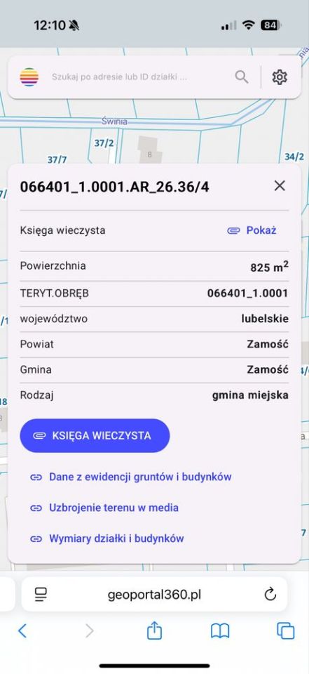 Działka rolna Zamość, ul. Cypriana Kamila Norwida. Zdjęcie 4