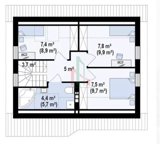 dom wolnostojący, 4 pokoje Ocypel, ul. Wczasowa. Zdjęcie 20