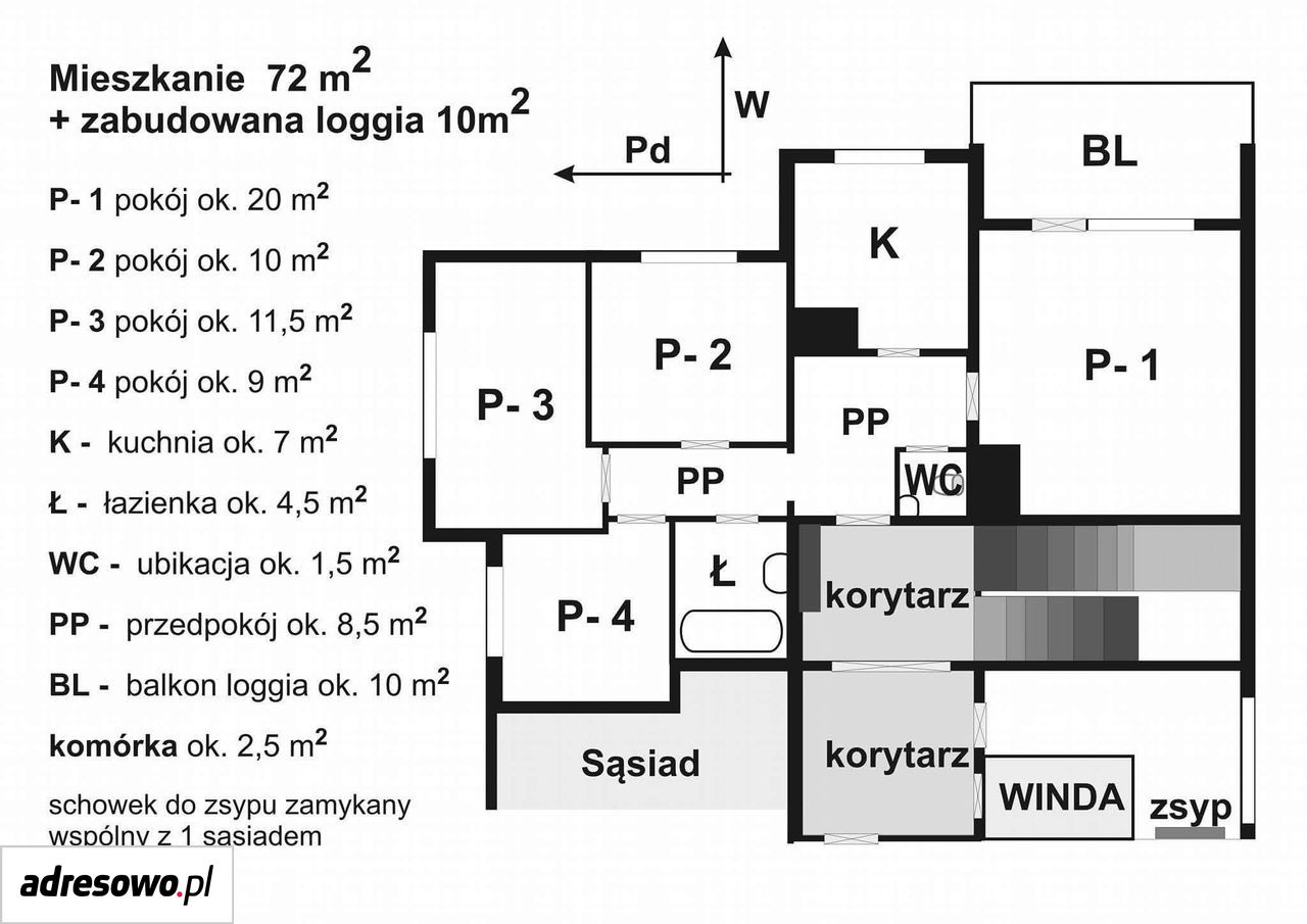 Mieszkanie 4-pokojowe Kraków Mistrzejowice, ul. Jadźwingów. Zdjęcie 16