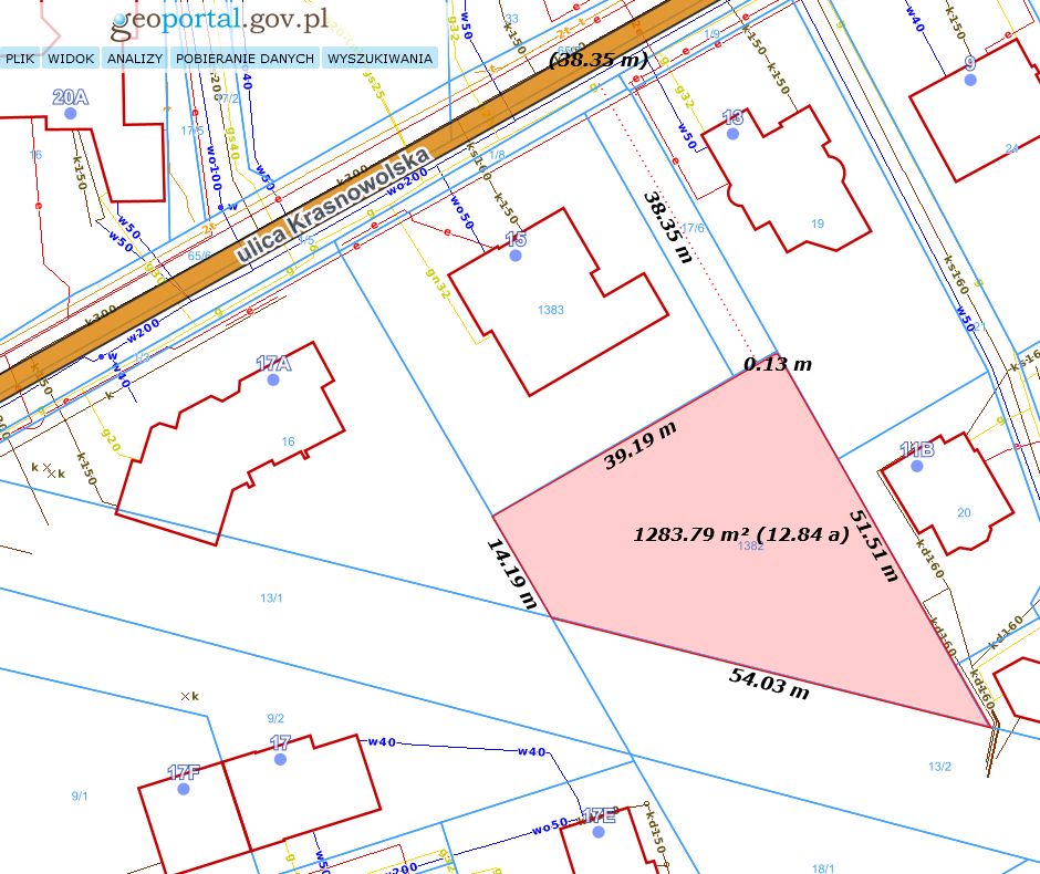 Działka budowlana Warszawa Ursynów, ul. Krasnowolska. Zdjęcie 2