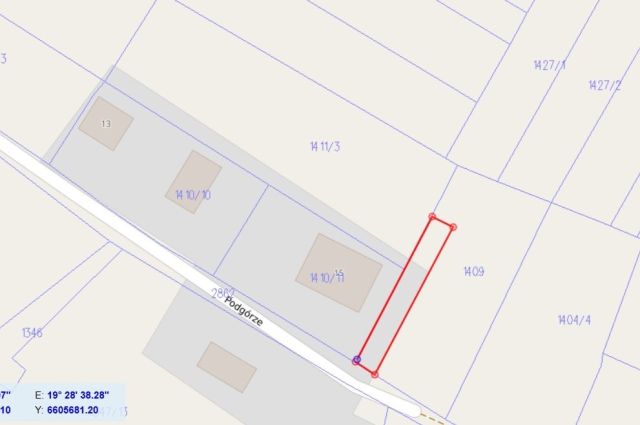 Działka budowlana Płaza, ul. Podgórze. Zdjęcie 5