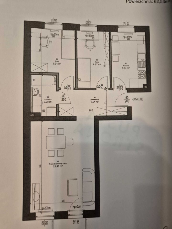 Mieszkanie 3-pokojowe Wieliszew. Zdjęcie 8