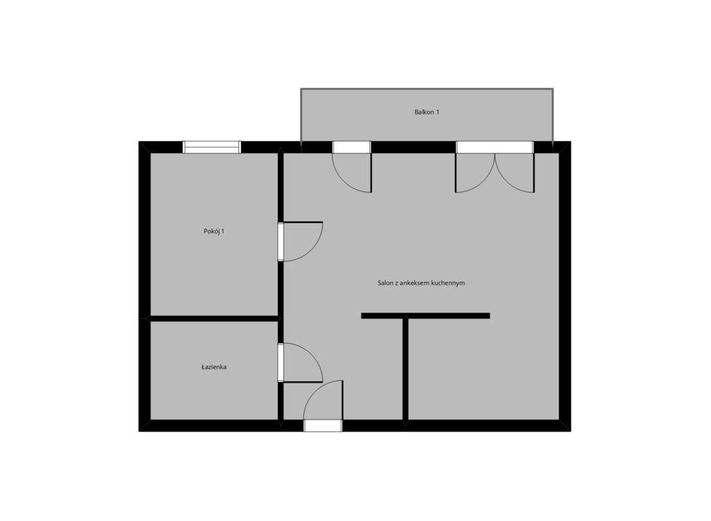Mieszkanie 2-pokojowe Kościelna Wieś, os. Osiedle Złote Łąki. Zdjęcie 12