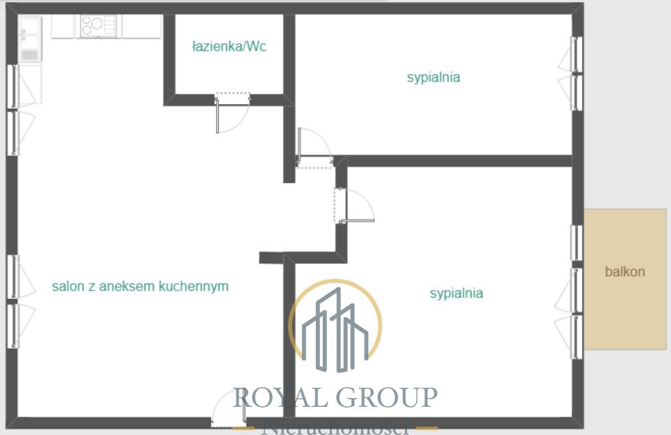 Mieszkanie 3-pokojowe Lublin Czuby, ul. Tymiankowa. Zdjęcie 4