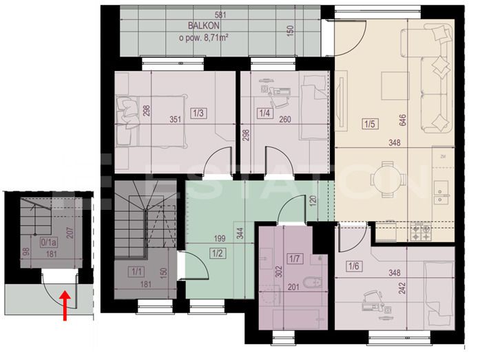 Mieszkanie 4-pokojowe Rzeszów Budziwój, ul. Miejska. Zdjęcie 10