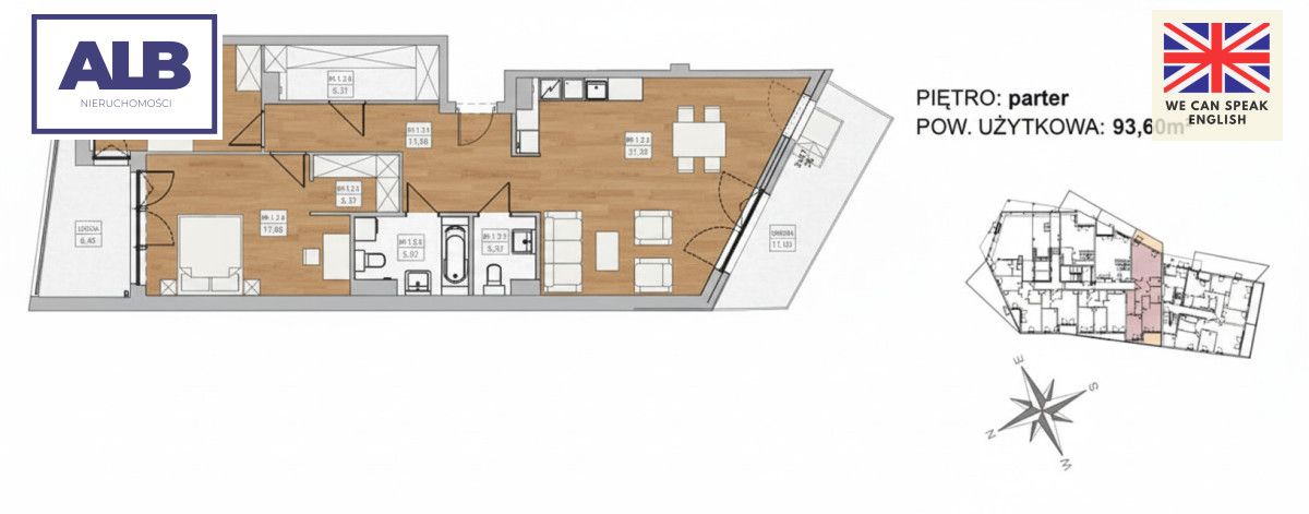 Mieszkanie 3-pokojowe Gdynia Redłowo. Zdjęcie 2