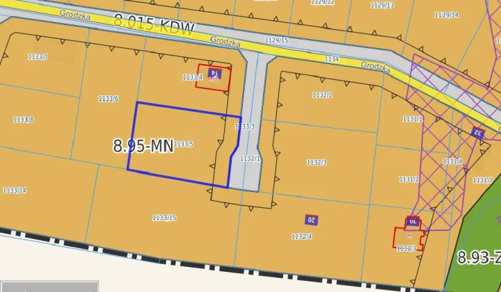 Działka budowlana Luzino, ul. Grodzka