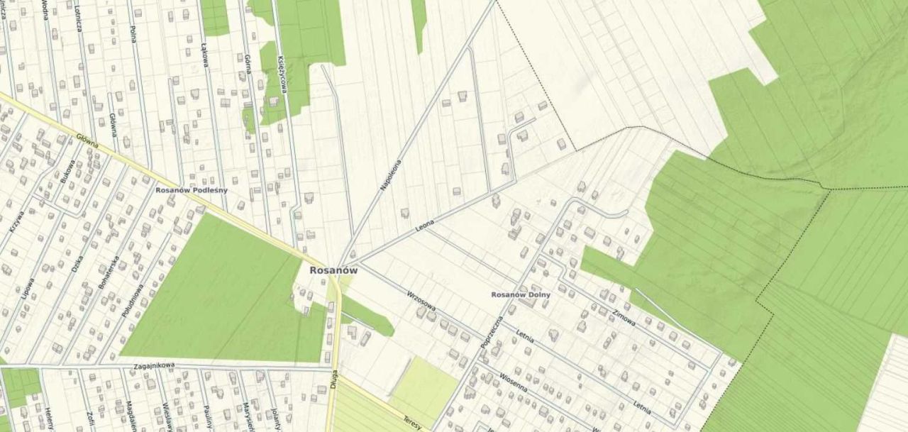 Działka rolno-budowlana Rosanów, ul. Napoleona. Zdjęcie 4