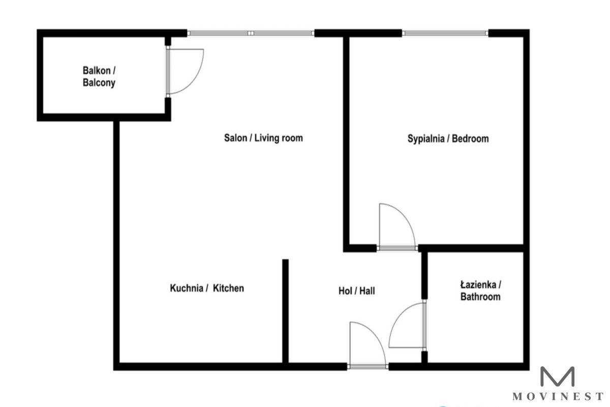Mieszkanie 2-pokojowe Poznań Garbary, ul. Garbary. Zdjęcie 7