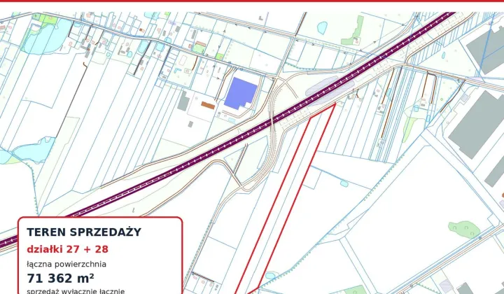 Działka inwestycyjna Brwinów
