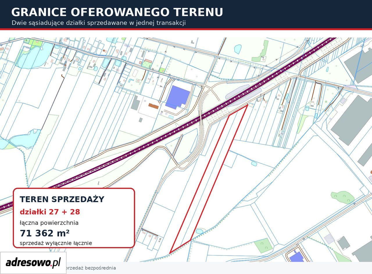 Działka inwestycyjna Brwinów. Zdjęcie 1