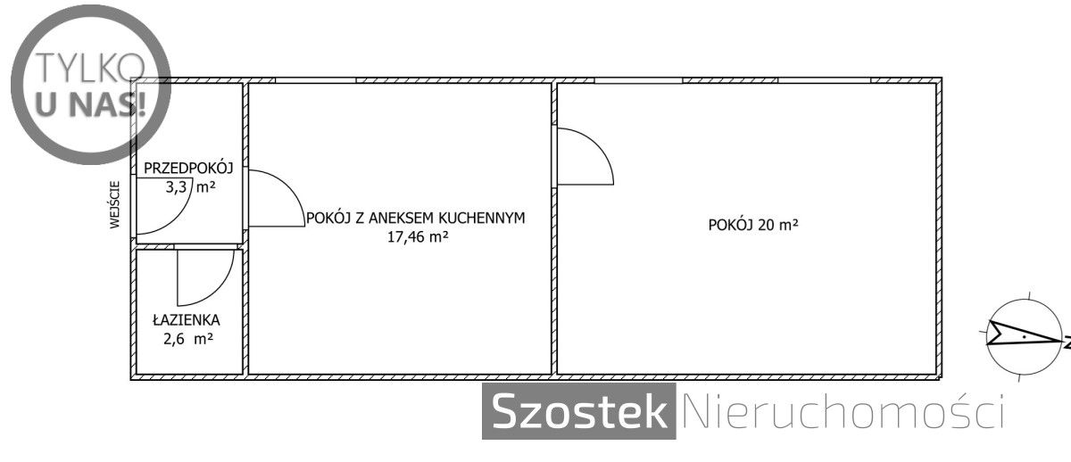Mieszkanie 2-pokojowe Kłobuck. Zdjęcie 16
