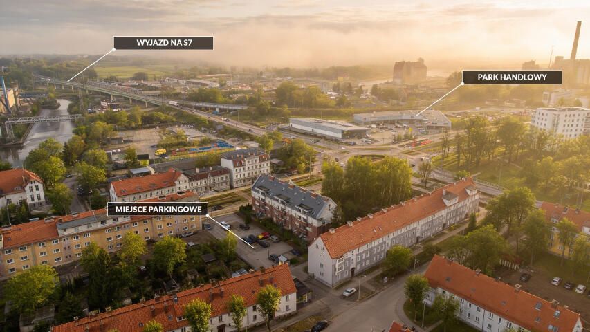 Mieszkanie 3-pokojowe Elbląg, ul. Browarna. Zdjęcie 1