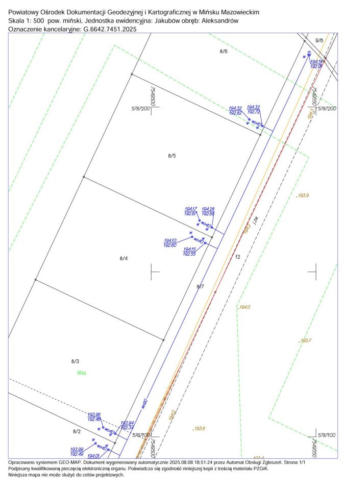 Działka rolno-budowlana Aleksandrów. Zdjęcie 5