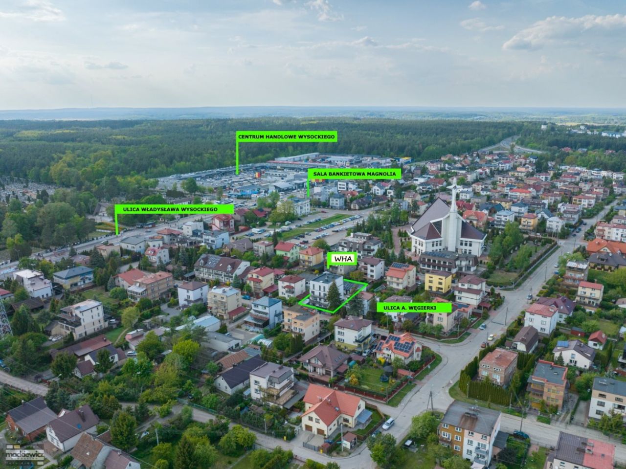 dom wolnostojący, 18 pokoi Białystok Jaroszówka, ul. Aleksandra Węgierki. Zdjęcie 2