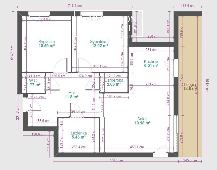 Mieszkanie 3-pokojowe Warszawa Targówek, ul. Ponarska. Zdjęcie 14