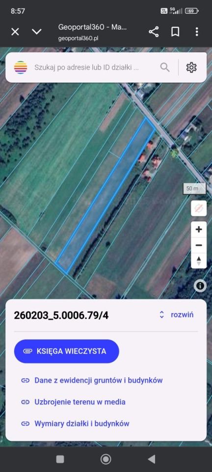 Działka rolno-budowlana Leśnica. Zdjęcie 4