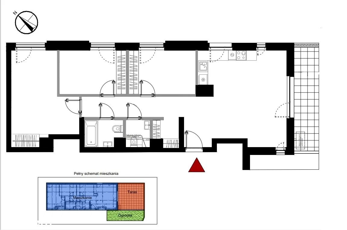 Mieszkanie 4-pokojowe Warszawa Mokotów, ul. Śródziemnomorska. Zdjęcie 19