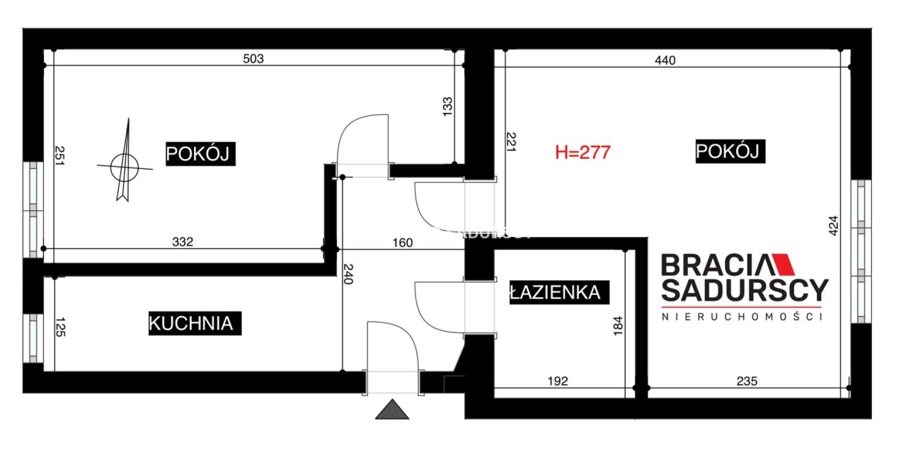 Mieszkanie 2-pokojowe Kraków Krowodrza, ul. Kronikarza Galla. Zdjęcie 3