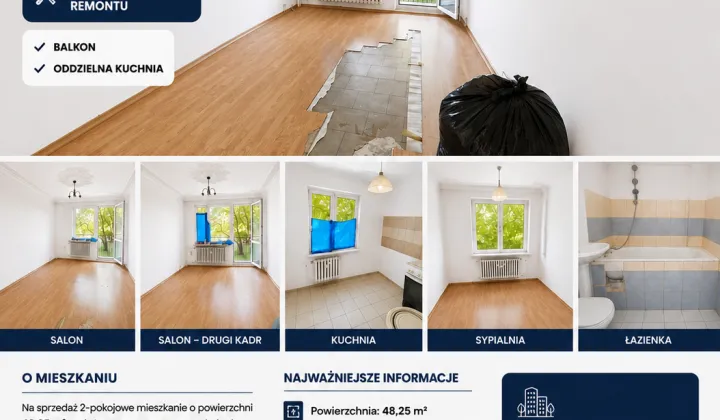 Mieszkanie 2-pokojowe Kielce Barwinek, ul. Barwinek