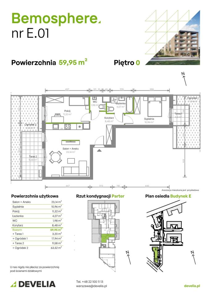 Mieszkanie 3-pokojowe Warszawa Chrzanów, ul. Szeligowska. Zdjęcie 7