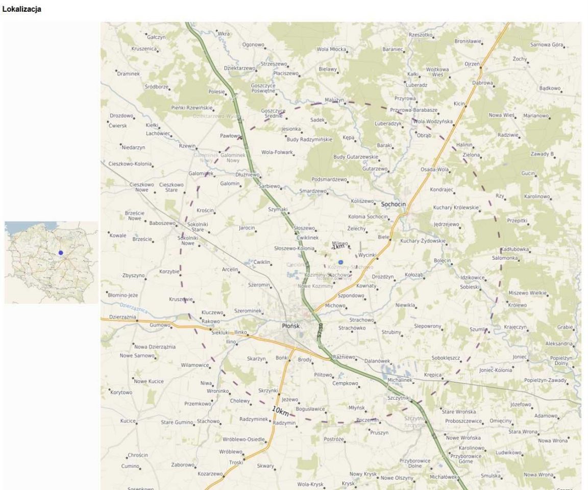 Działka budowlana Stare Koziminy. Zdjęcie 2