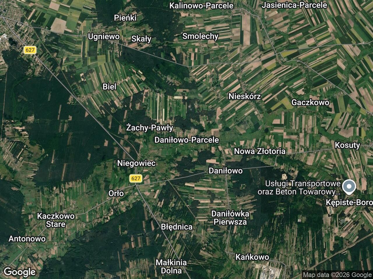 Działka rolna Daniłowo-Parcele. Zdjęcie 1