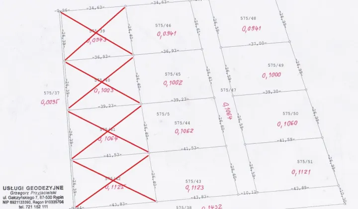 Działka budowlana Rypin, ul. Adama Mickiewicza