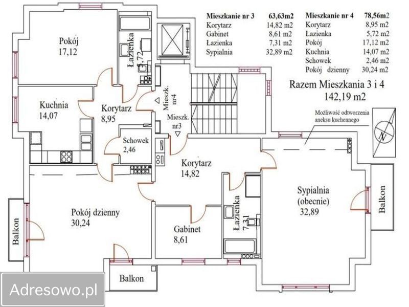 Mieszkanie 4-pokojowe Gdynia Orłowo, ul. Wrocławska. Zdjęcie 16