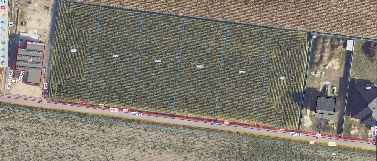 Działka budowlana Ociąż Zakrzewki, ul. Fabryczna