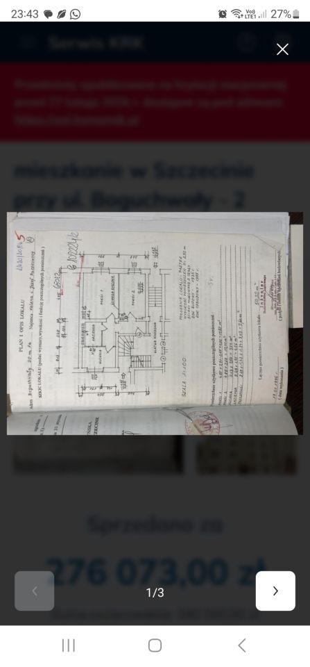 Mieszkanie 2-pokojowe Szczecin Niebuszewo, ul. Boguchwały. Zdjęcie 3