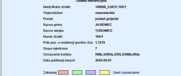 Działka rolna Turowice. Zdjęcie 3