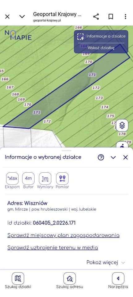 Działka leśna Wiszniów. Zdjęcie 2