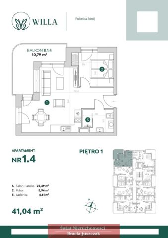 Mieszkanie 2-pokojowe Polanica-Zdrój. Zdjęcie 4
