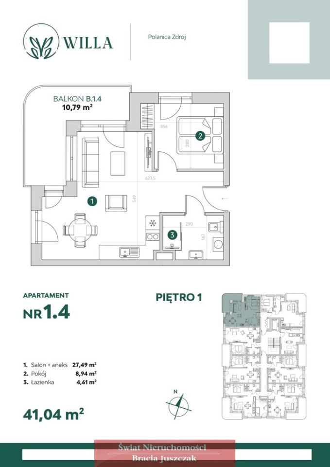 Mieszkanie 2-pokojowe Polanica-Zdrój. Zdjęcie 2