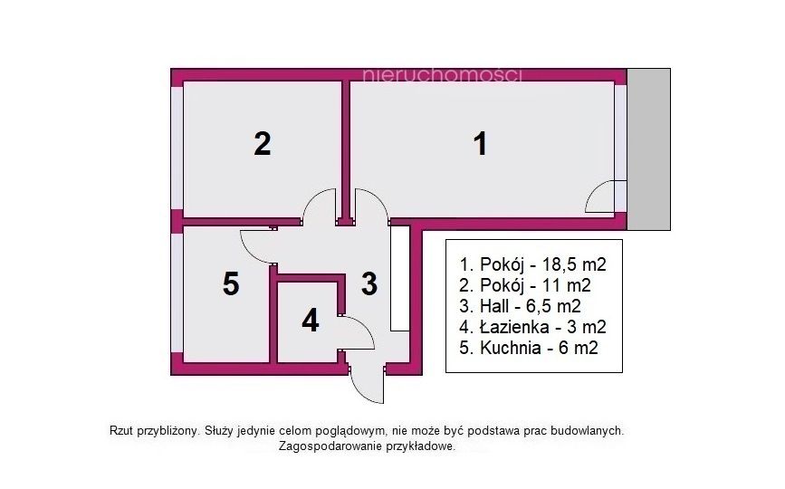 Mieszkanie 2-pokojowe Łódź Teofilów, ul. Rojna. Zdjęcie 7