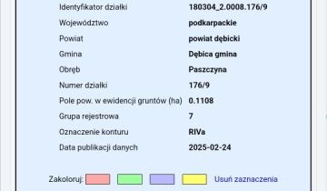 Działka budowlana Paszczyna