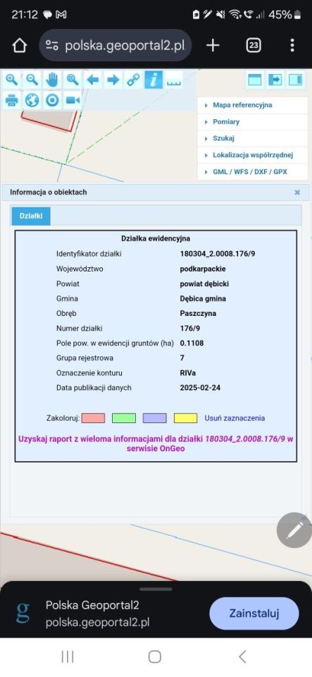Działka budowlana Paszczyna. Zdjęcie 2