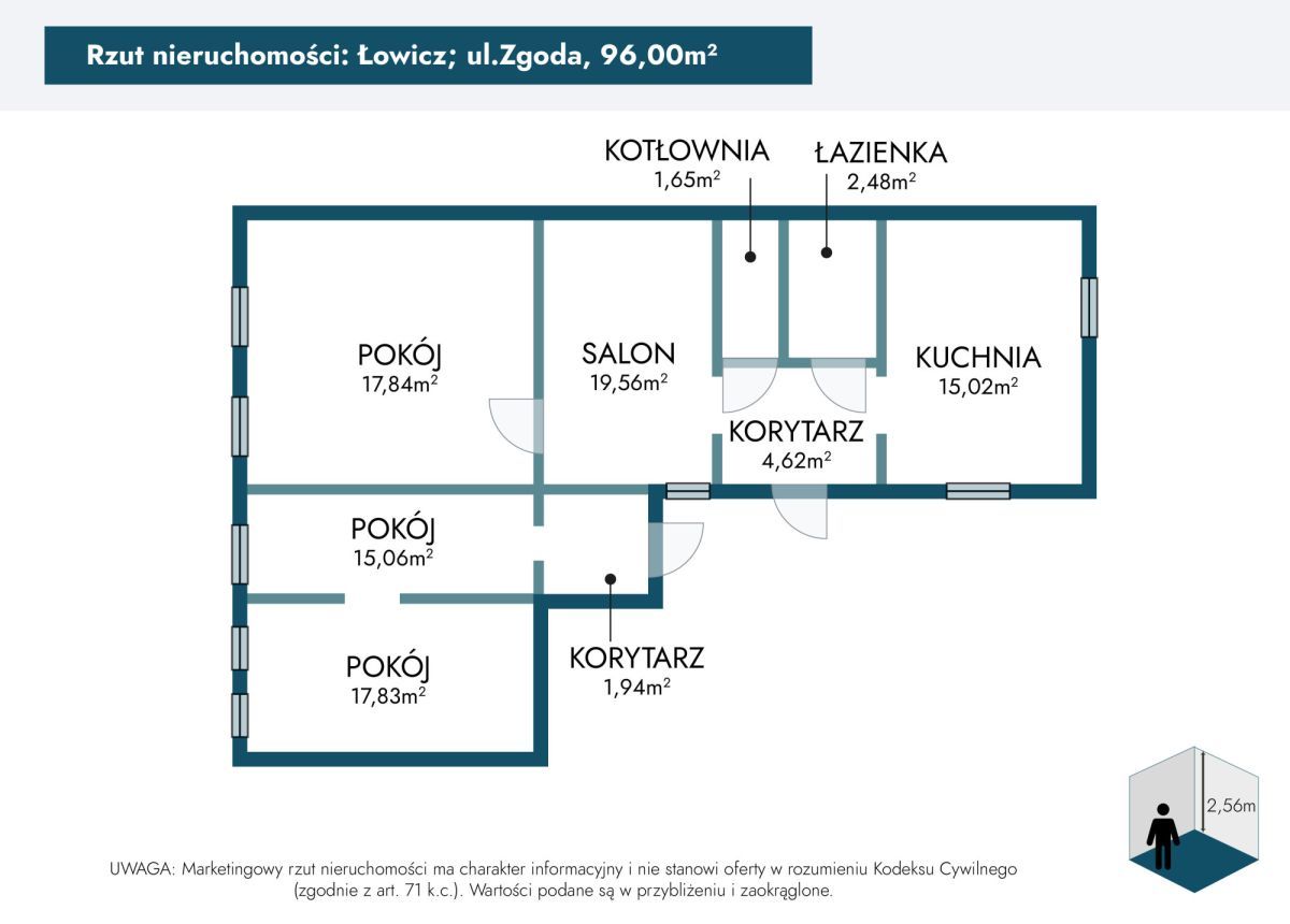 dom wolnostojący, 5 pokoi Łowicz, ul. Zgoda. Zdjęcie 37