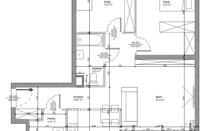 Mieszkanie 3-pokojowe Wrocław Żerniki